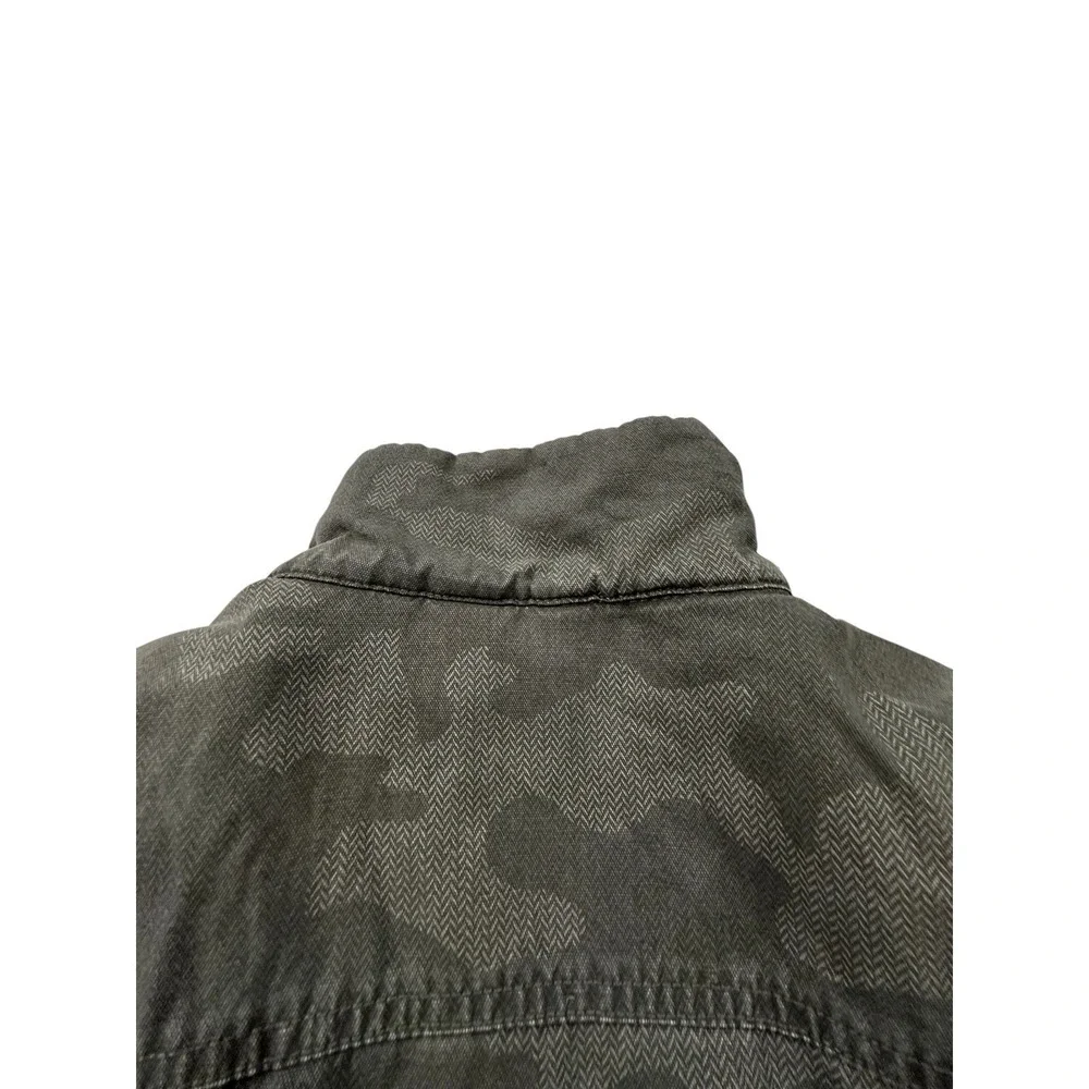 Cat & Jack Jacket Youth Size L (12-14) Green Camo Full Zip Hoodie Fleece‎ Lined
